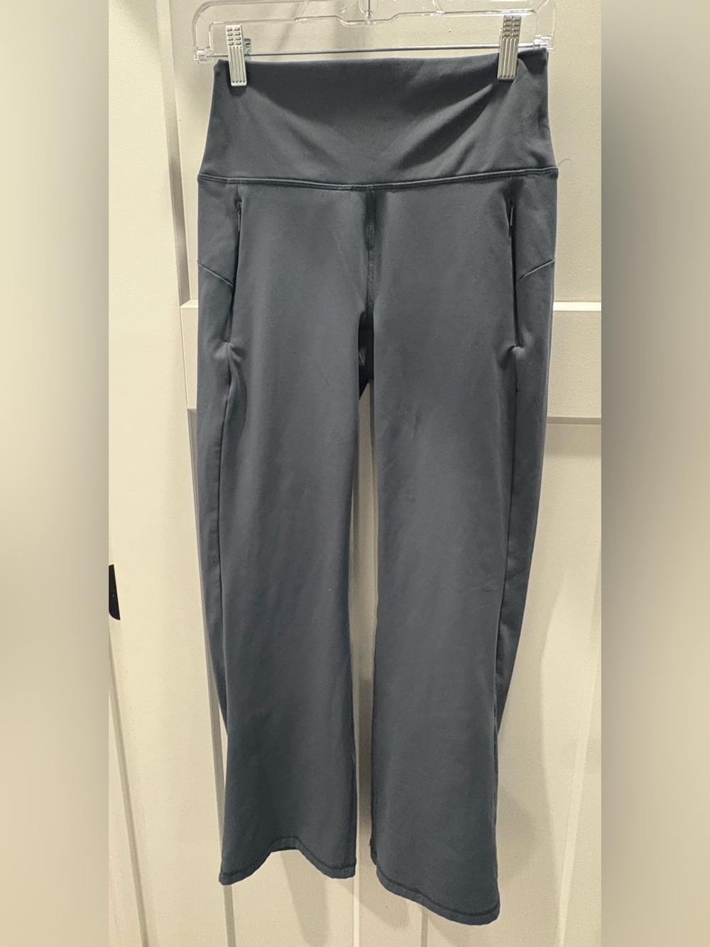 Spyder Women's High-Waist Track Pants in Dark Gray